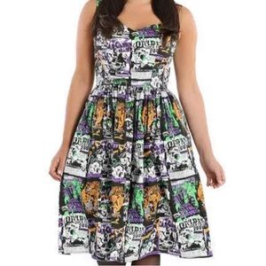 Hell bunny monster comic dress